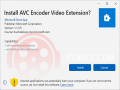 Download AVC Encoder Video Extension screenshot