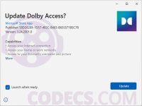 Dolby Access screenshot