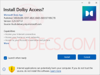 Dolby Access screenshot