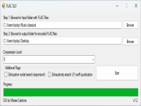 FLAC Frontend screenshot