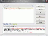 Free WMA to MP3 Converter screenshot