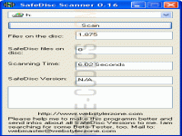 SafeDiscScanner screenshot