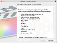 Pro Video Formats screenshot