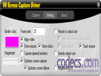 VH Screen Capture Driver screenshot