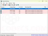 VideoCacheView 3.10 screenshots