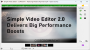 Simple Video Editor 2.0 Delivers Big Performance Boosts Screenshot